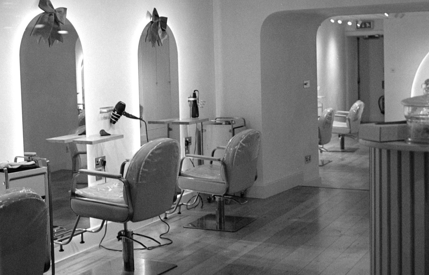 Intérieur d’un salon de coiffure