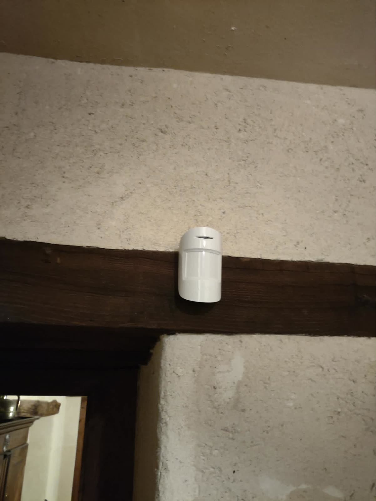 Détecteur installé près d’un accès
