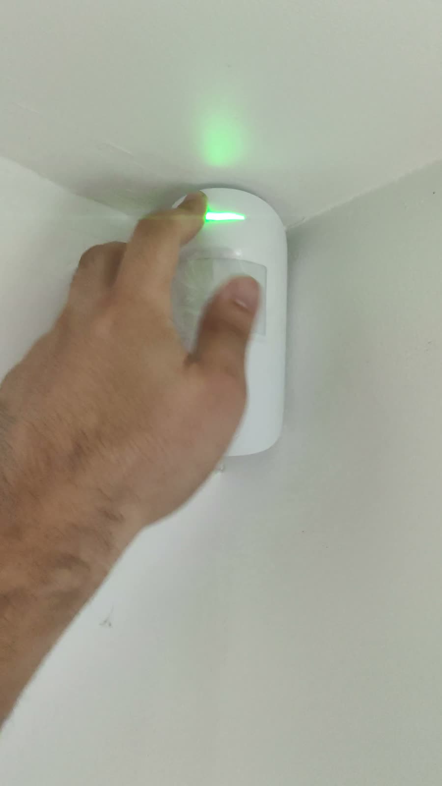 Test du voyant d’un détecteur après la pose