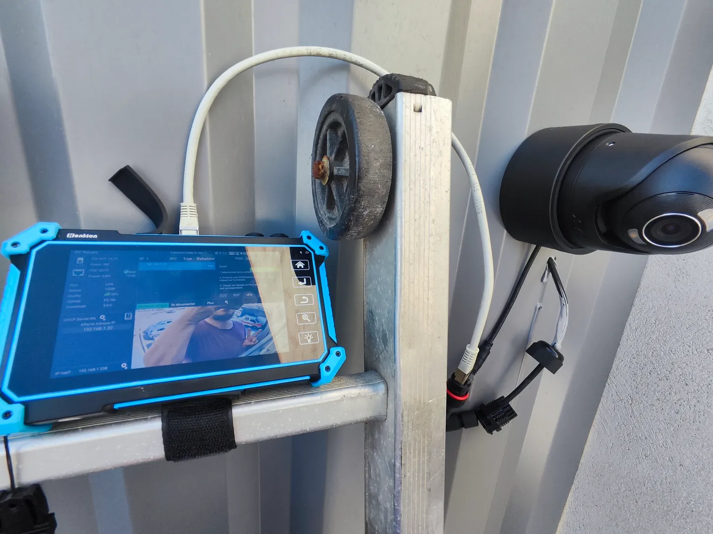 Mise en service d’une caméra de vidéoprotection par Godeloup Domotique à Vitré