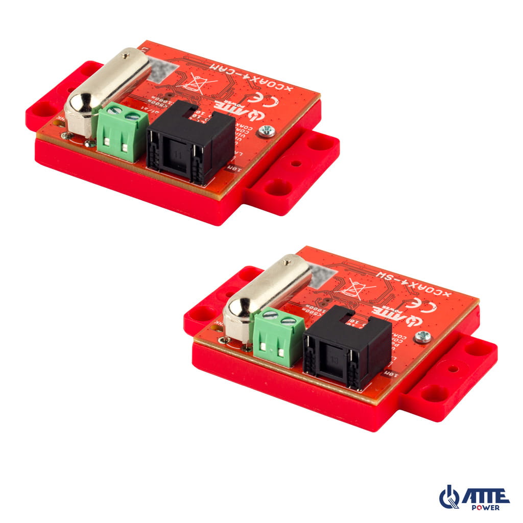 Application xCOAX4-SET avec switch PoE et caméra IP PoE