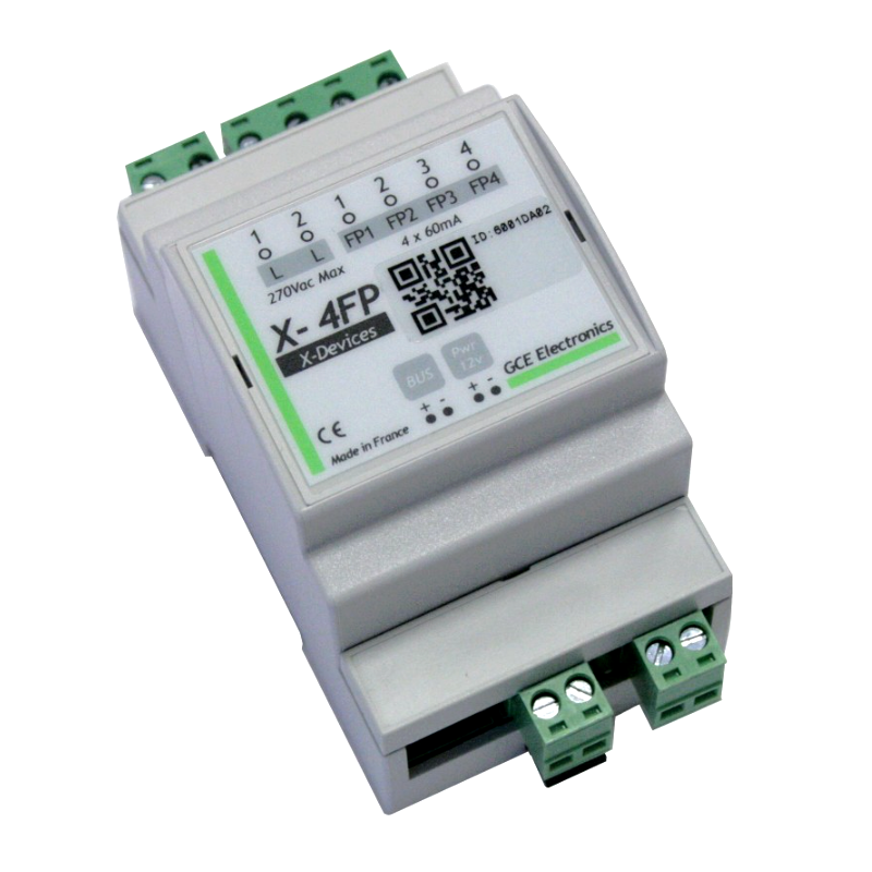 GCE officiel — Extension fil pilote X-4FP pour IPX800 V4 & V5 — 2