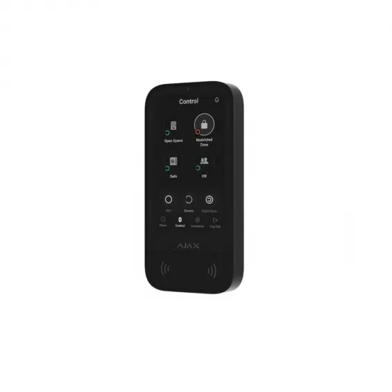 AJAX FIBRA - CLAVIER TOUCHSCREEN DESFIRE - NOIR