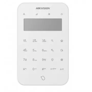 HIKvision - AXPro CLAVIER RADIO LCD / LECTEUR DE BADGE - BLANC