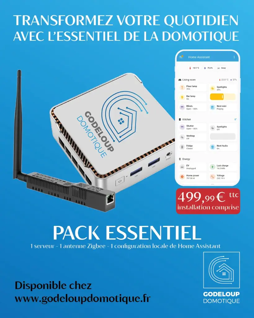 Box Domotique Home Assistant Zigbee – Pack Essentiel