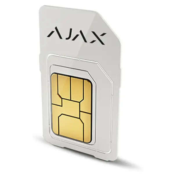 Ajax - SIM Carte SIM itinérante préinstallée