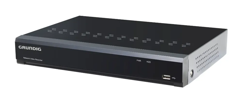GRUNDIG - 4-Channel Network Video Recorder 4 PoE Switch