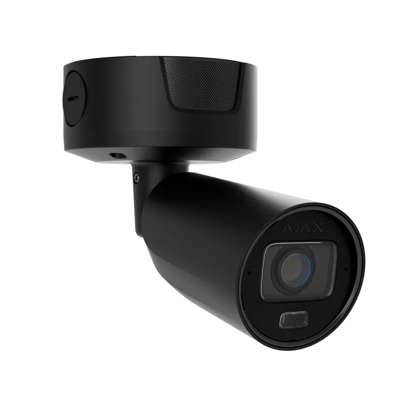 AJAX SUPERIOR - BULLETCAM 8MP VARIFOCALE (2,8-12)/P-IRIS/SIRENE - NOIR