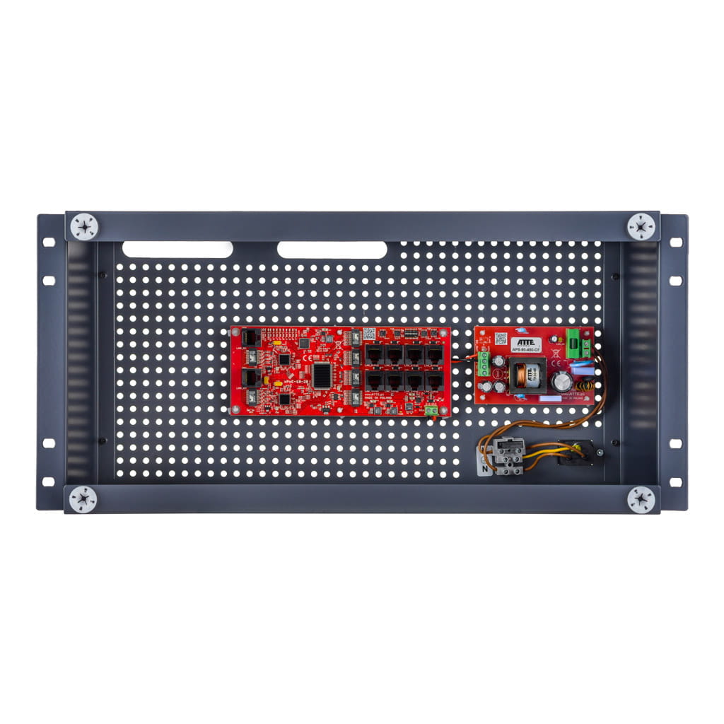 ATTE - Kit PoE 8 caméras – coffret rack 5U