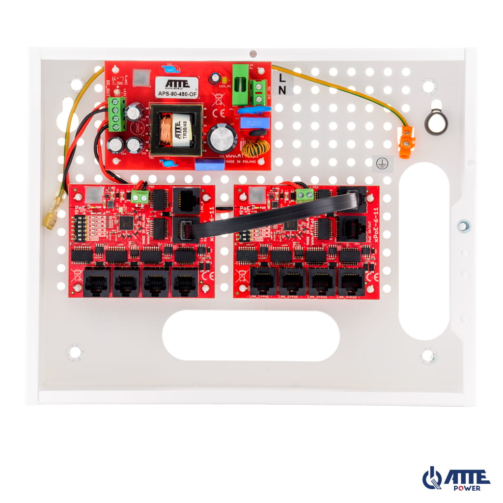 ATTE - Kit PoE 9 caméras – coffret intérieur