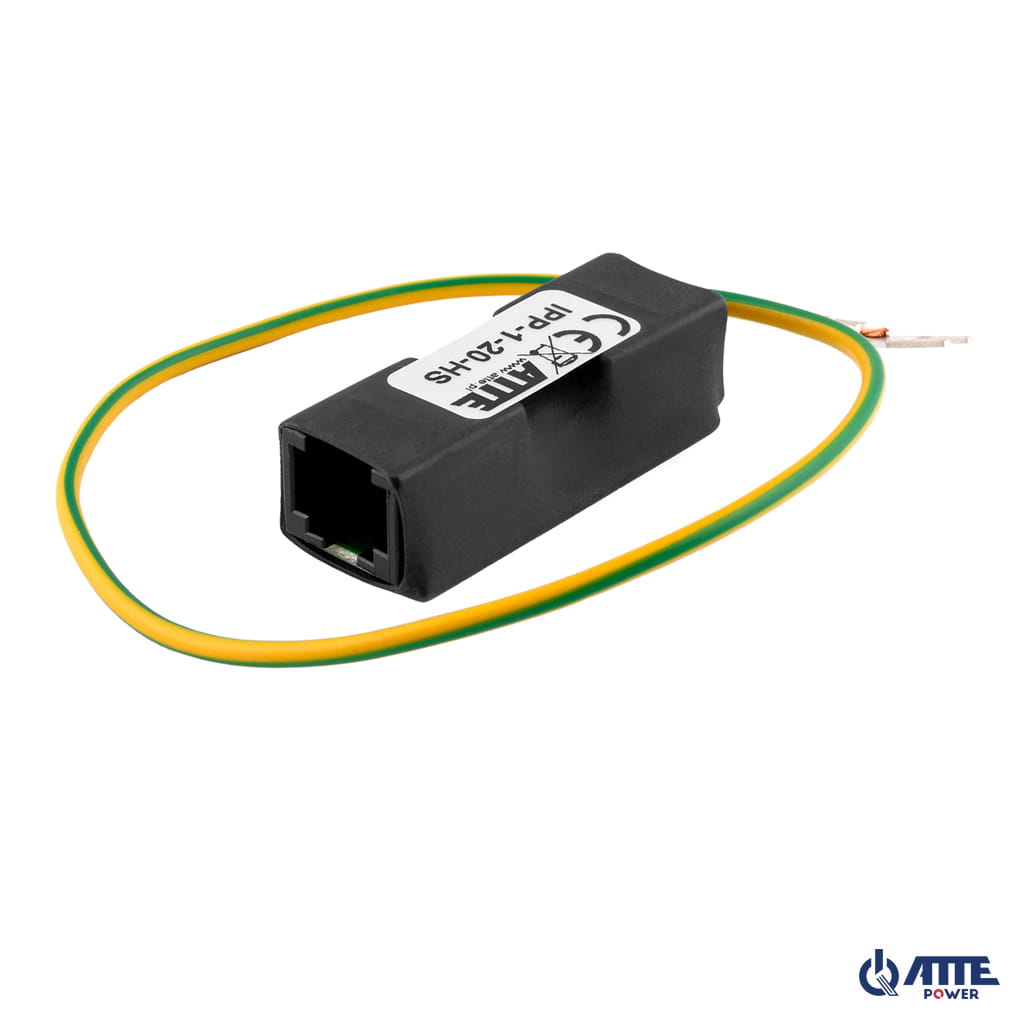 ATTE - Parafoudre Gigabit Ethernet et PoE – connecteurs RJ45