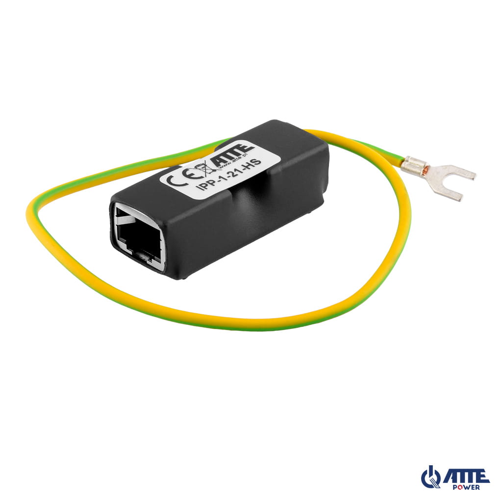 ATTE - Parafoudre Gigabit Ethernet et PoE – connecteurs RJ45 blindés
