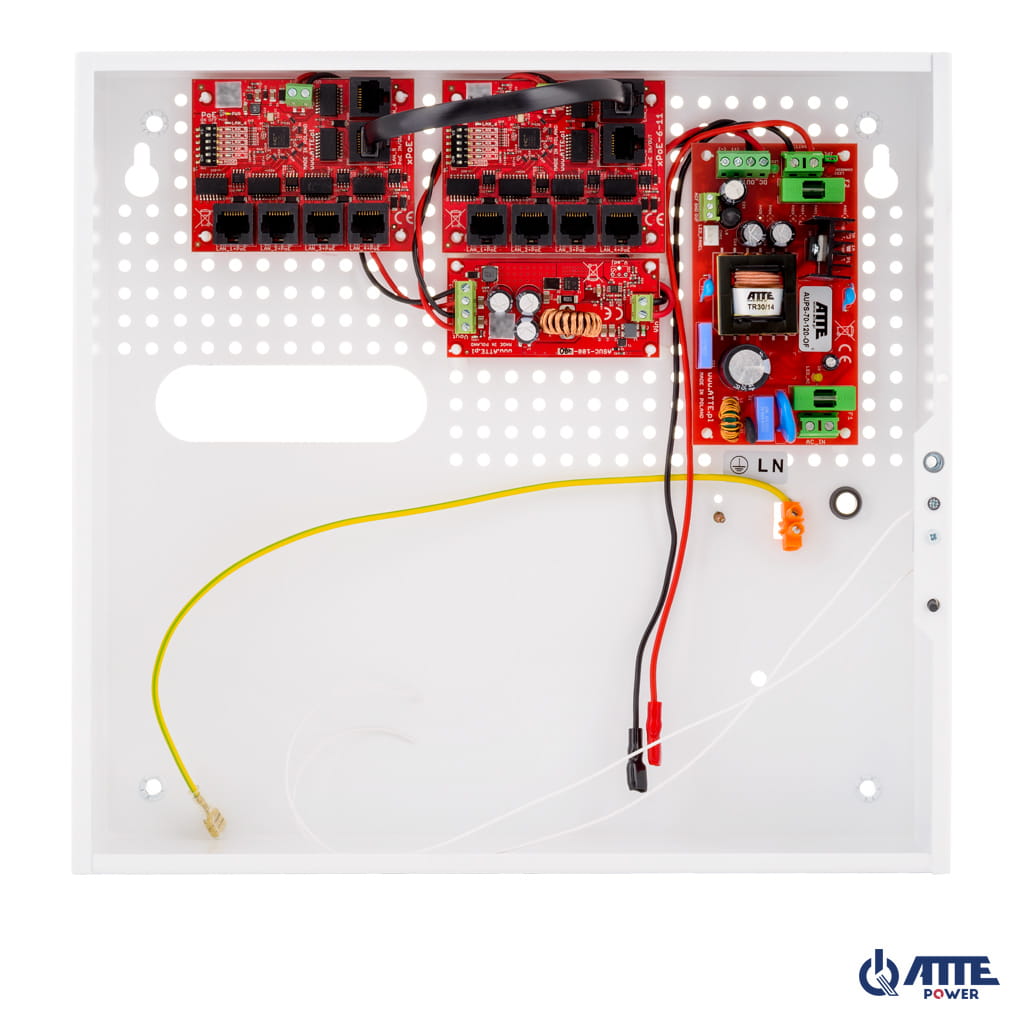 ATTE - Kit PoE secouru pour 9 caméras IP