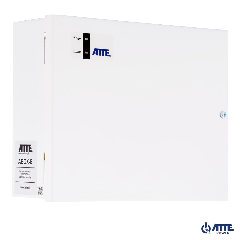 [ABOX-E] ATTE - Coffret intérieur IP20 250 × 200 × 85 mm – batterie 7 Ah