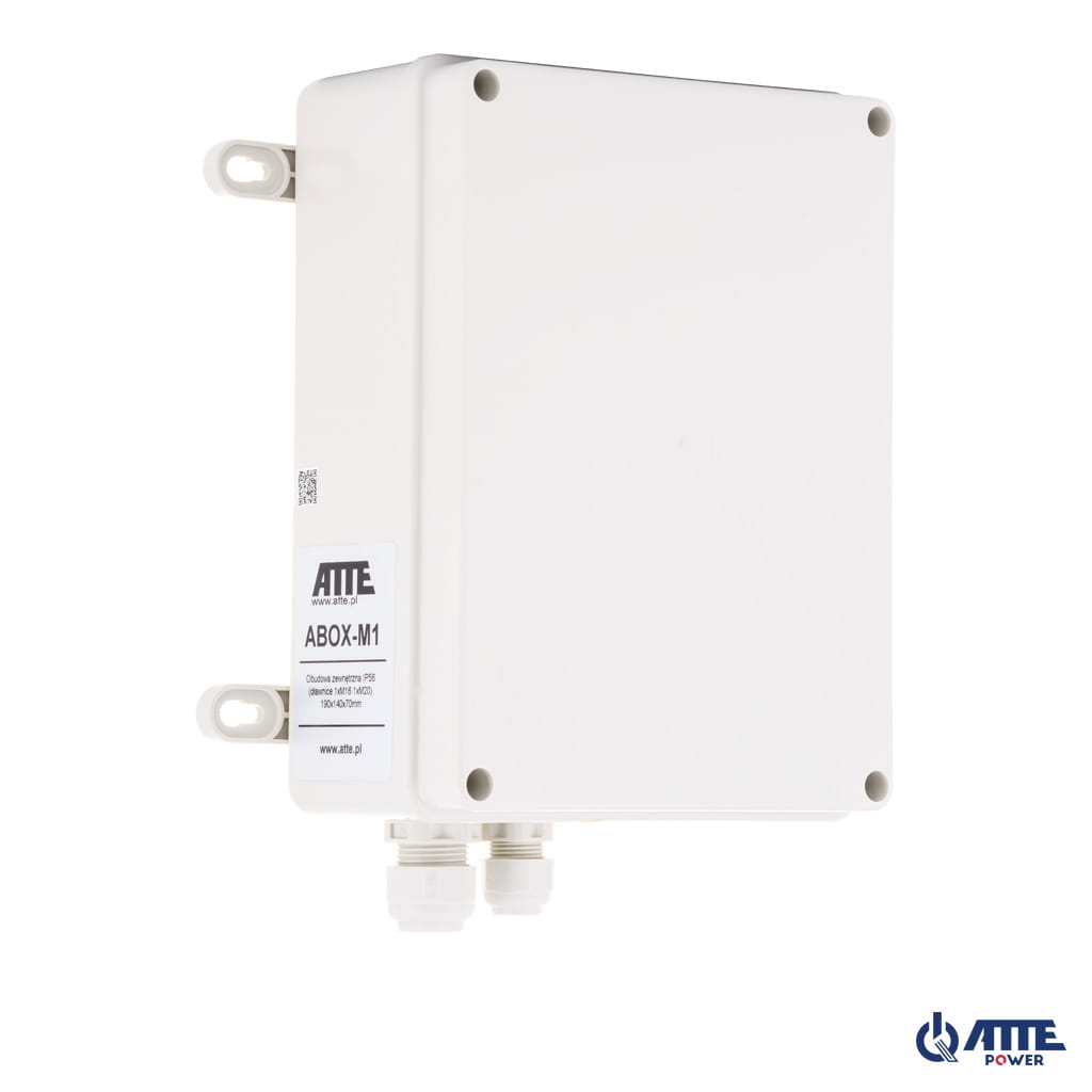 ATTE - Boîtier extérieur IP56 140 × 190 × 70 mm – batterie 7 Ah