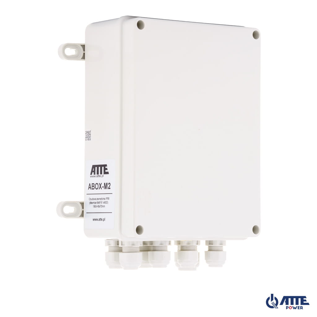 [ABOX-M2] ATTE - Coffret extérieur IP56 140 × 190 × 70 mm – batterie 7 Ah