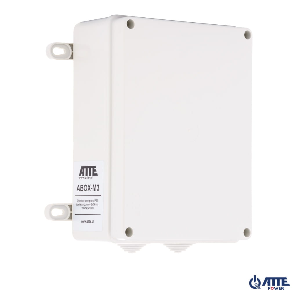 [ABOX-M3] ATTE - Boîtier extérieur IP55 140 × 190 × 70 mm
