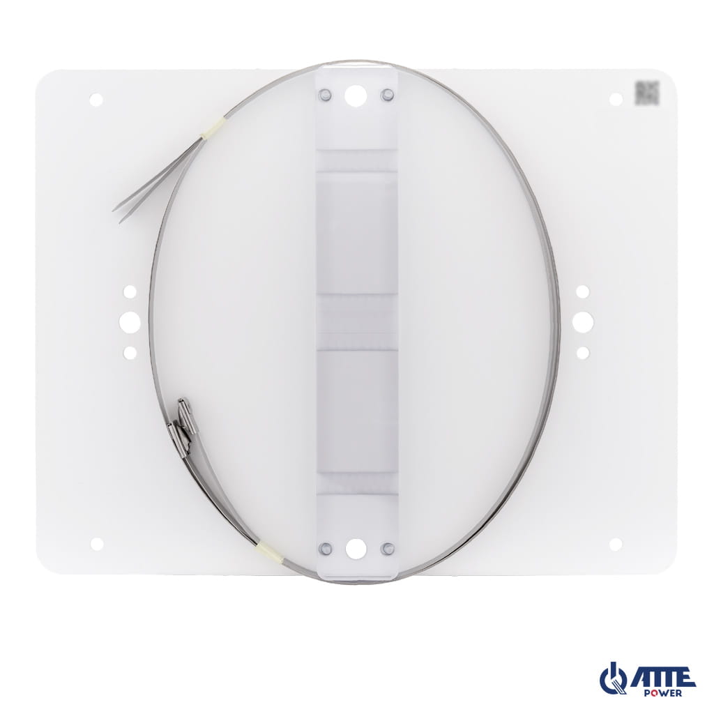 ATTE - Adaptateur poteau pour coffrets format L – collier Ø 300 mm