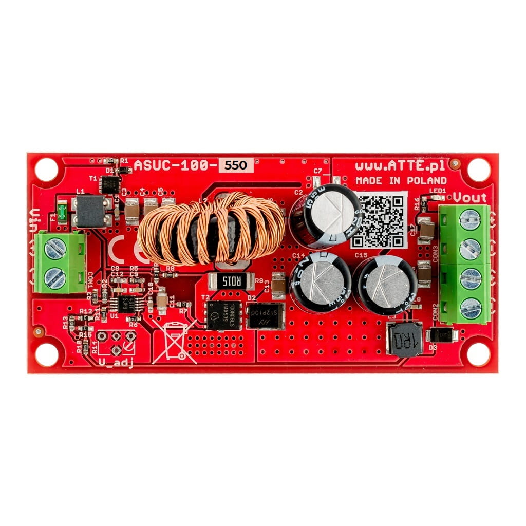 [ASUC-100-550-OF] ATTE - Convertisseur DC/DC élévateur 55 V – 100 W