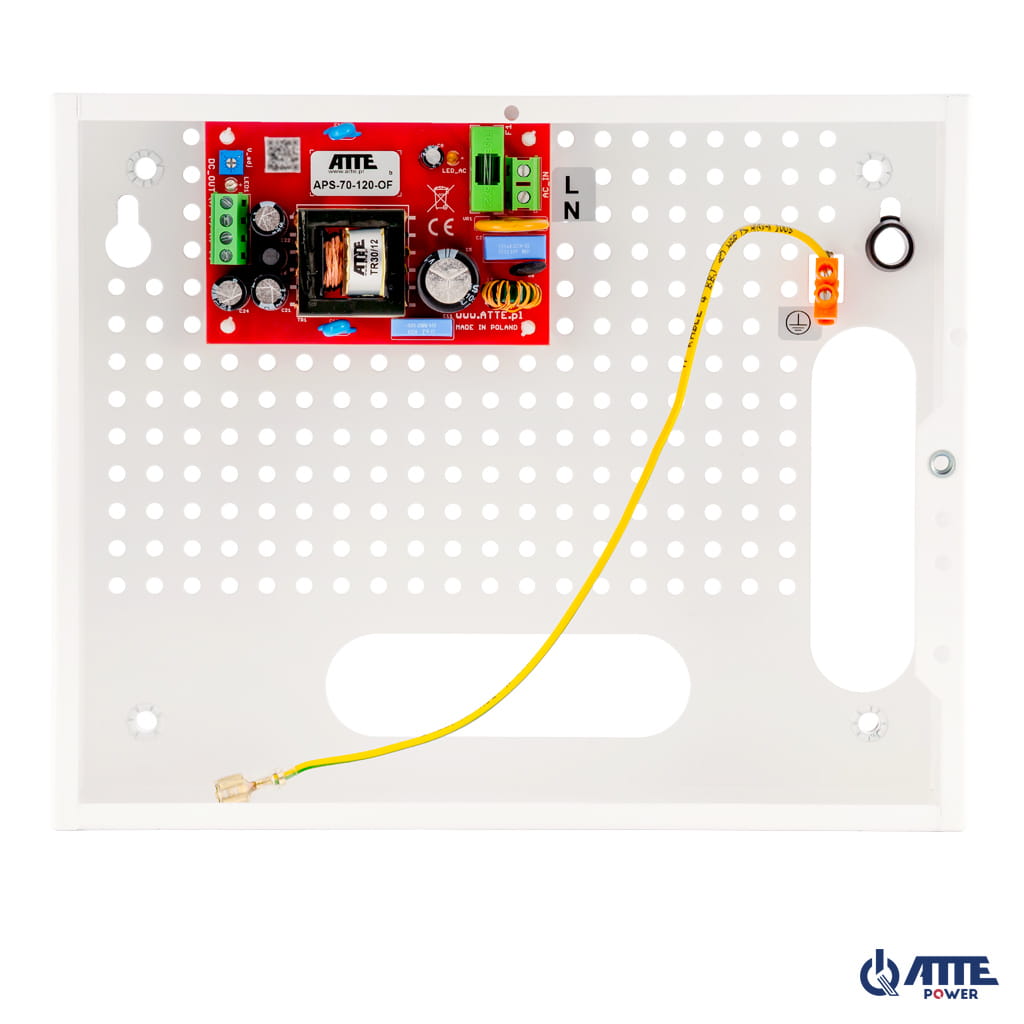 ATTE - Alimentation SMPS 12 V / 72 W – coffret intérieur 250 × 200 × 85 mm