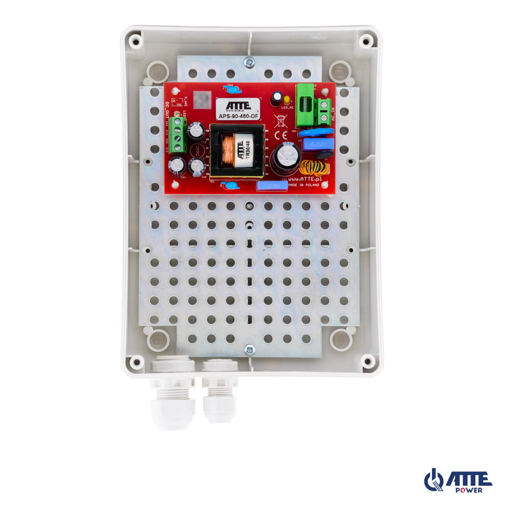 ATTE - Alimentation SMPS 48 V / 96 W – coffret extérieur 140 × 190 × 70 mm
