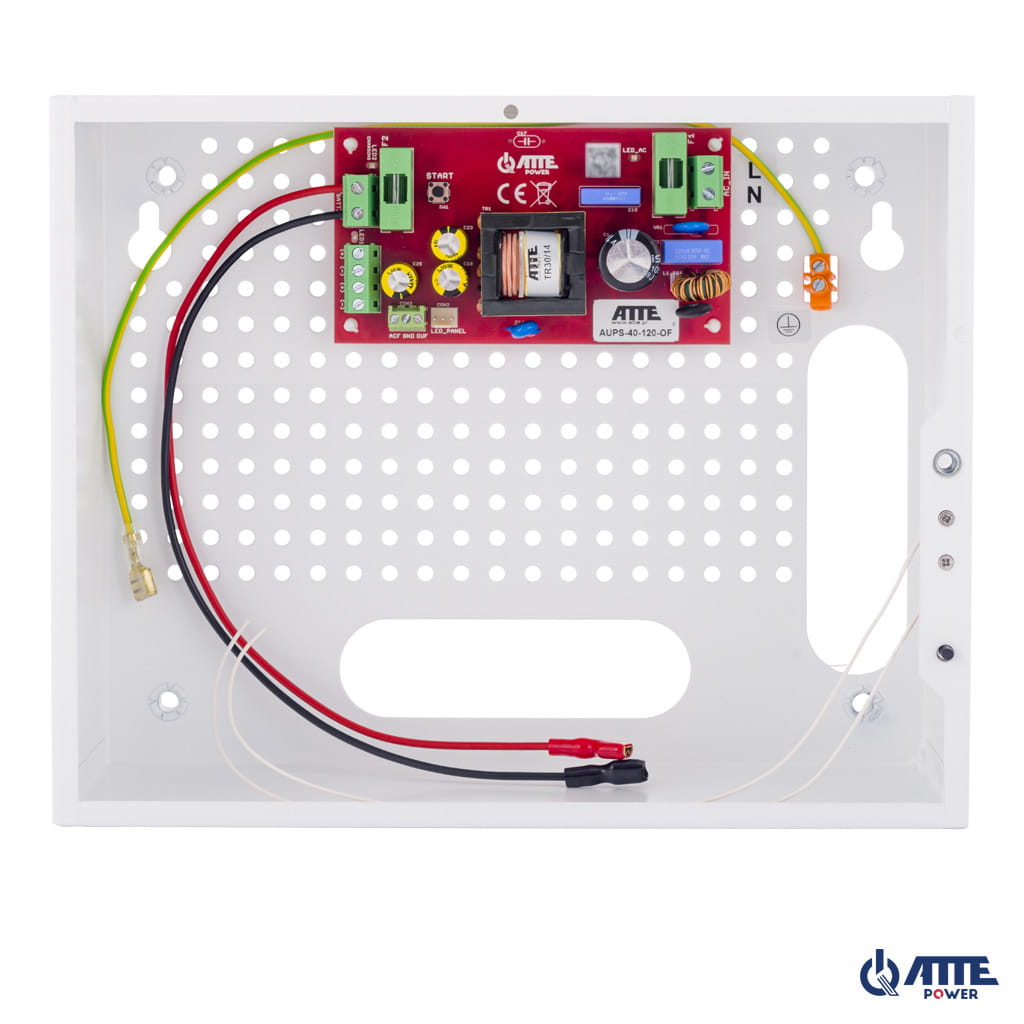ATTE - Alimentation secourue 12 V / 42 W – coffret intérieur, batterie 7 Ah