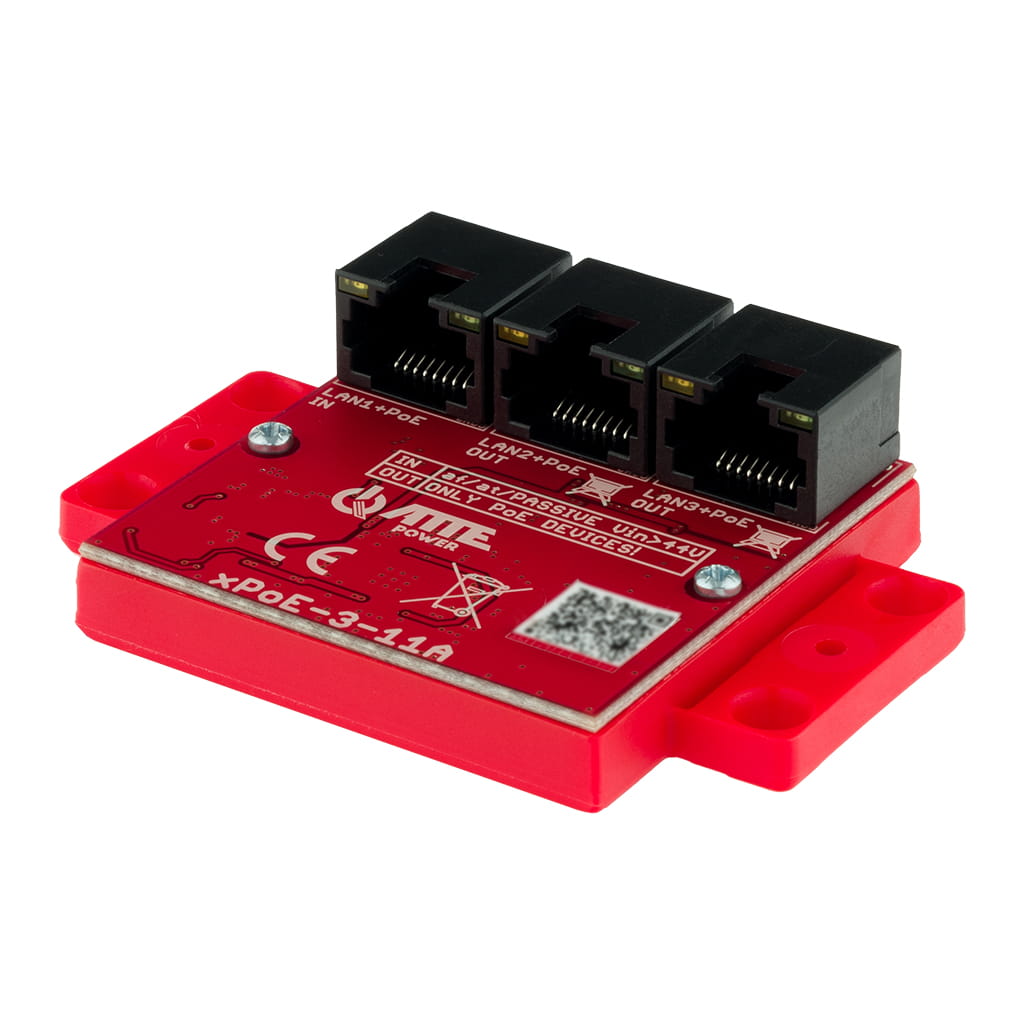 ATTE - Switch PoE 3 ports Fast Ethernet – sorties séquencées 40 W
