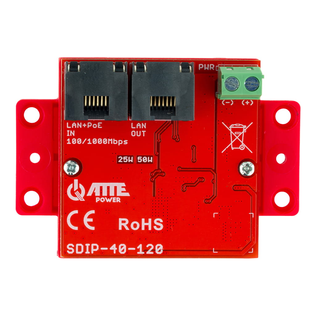 ATTE - Adaptateur de tension PoE Gigabit abaisseur pour alimenter le NVR