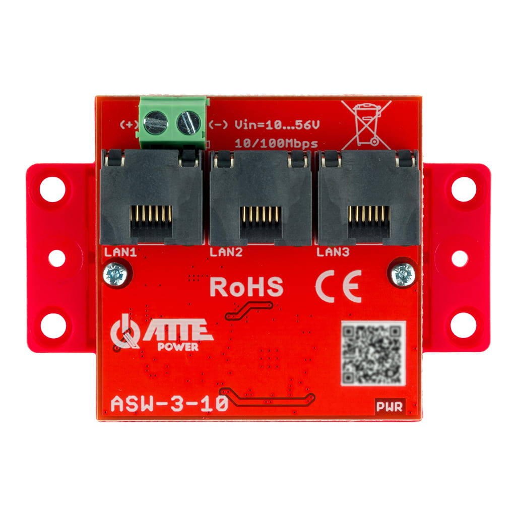 ATTE - Switch LAN 3 ports 10/100 Mb/s