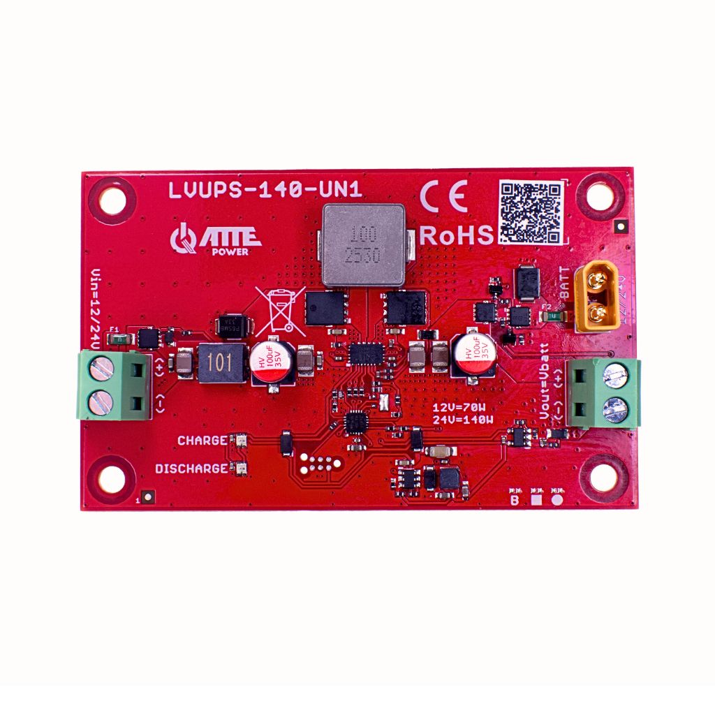 [LVUPS-140-UN1-OF] ATTE - Module d’alimentation secourue automobile 12/24 V – 70/140 W