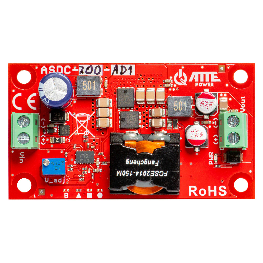 ATTE - Convertisseur DC/DC abaisseur réglable 5 à 24 V – 200 W