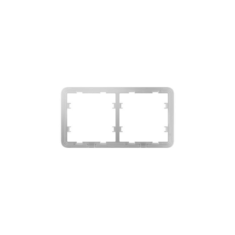 [AJ-BAS-FRAME2-W(2 SEATS) [55]] AJAX - Cadre 2 interrupteurs