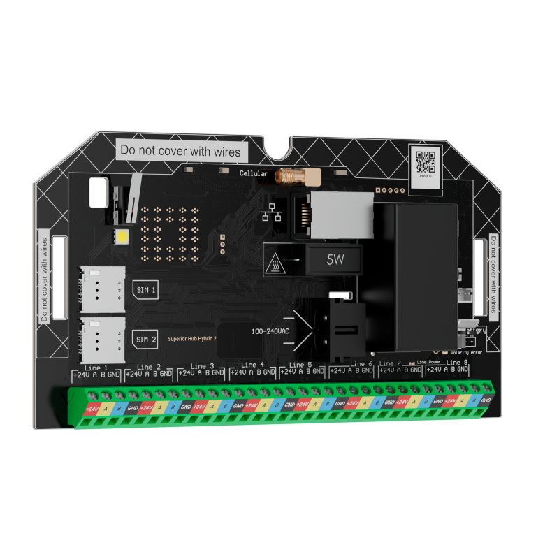 [AJ-FIB-HUBHYBRID2-NC] AJAX - Hub Hybrid 2 — carte seule