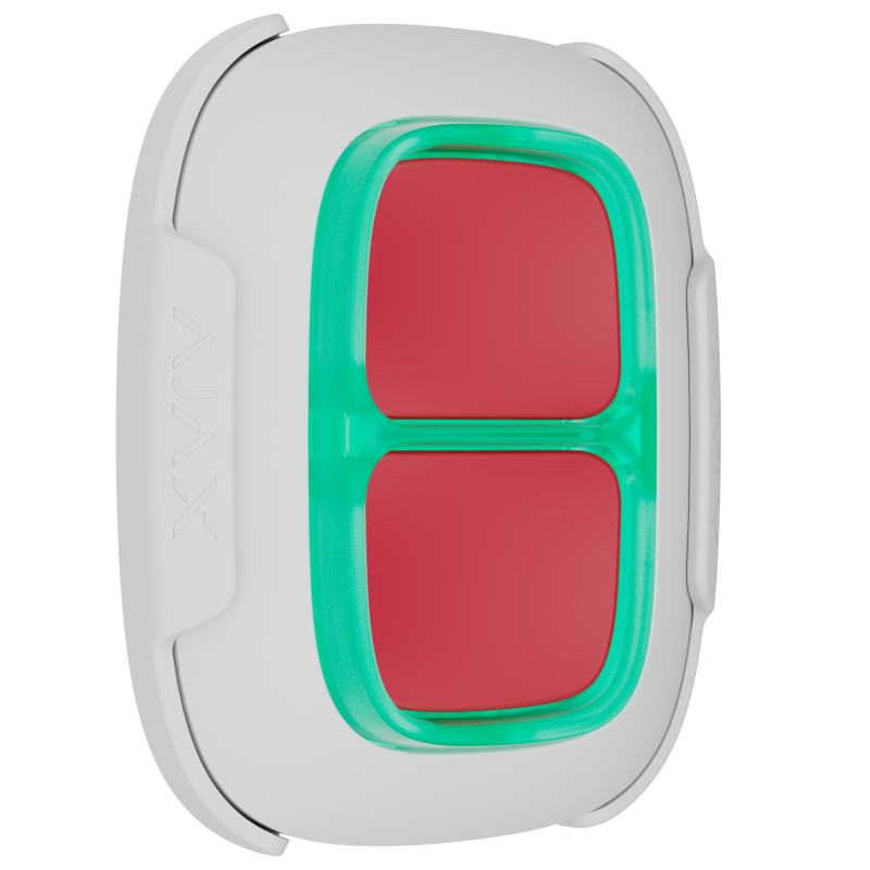 [AJ-SUPG3-DOUBLEBUTTON-W] AJAX - DoubleButton G3 Jeweller (Blanc)