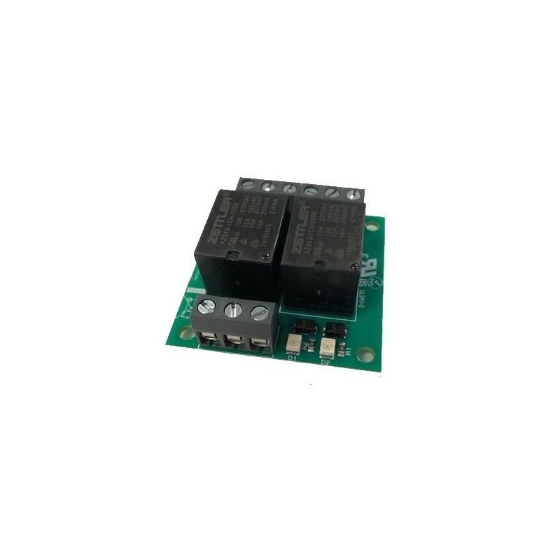 Carte 2 Relais 12V pour sortie à collecteur ouvert