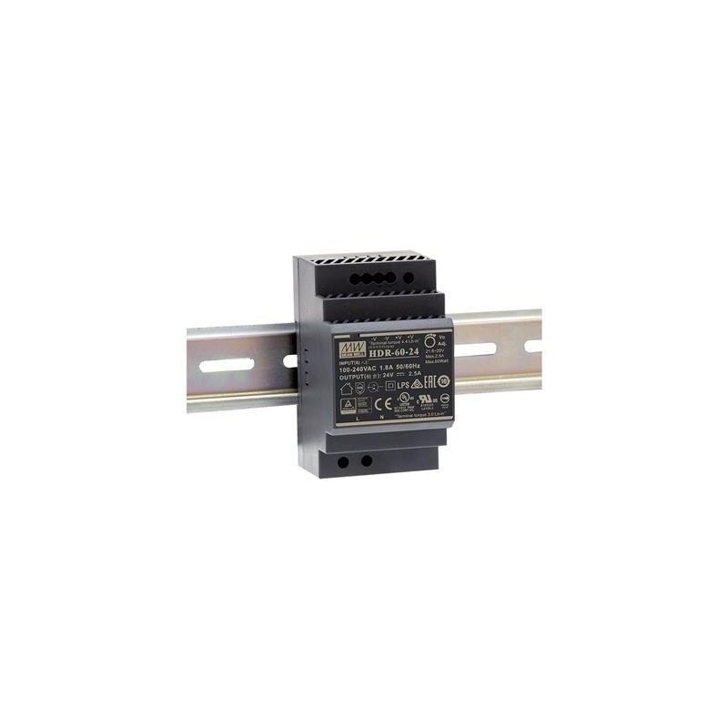 Alimentation 24V Rail Din 60 Watts