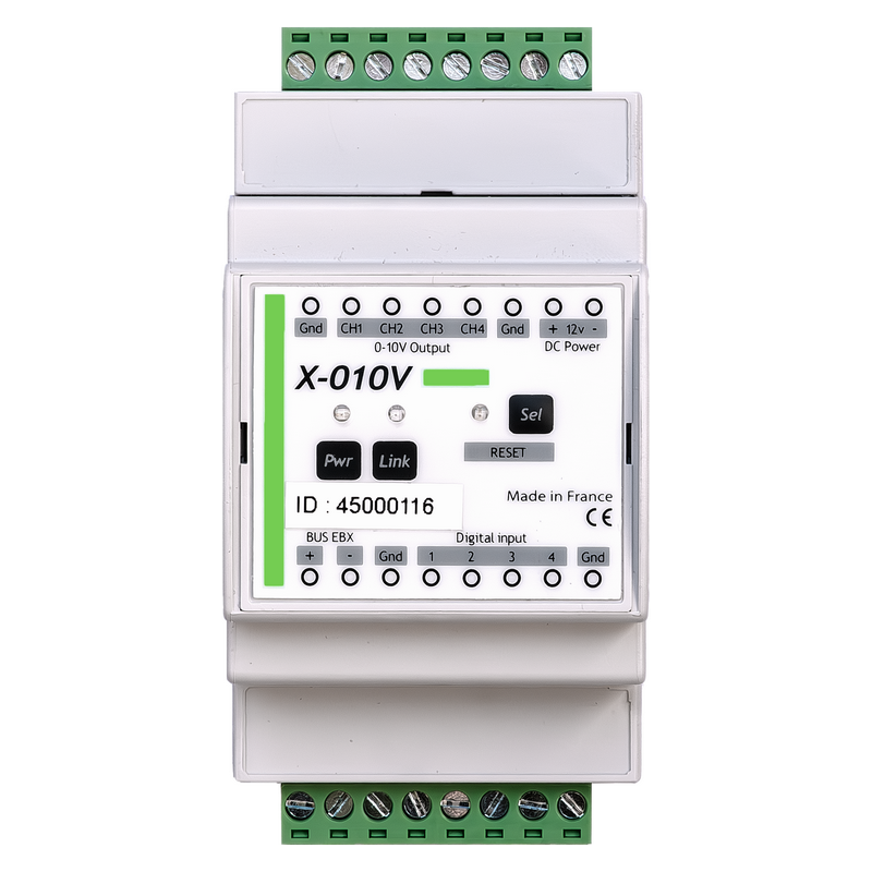 Extension 4 sorties 0/10V X-010V pour IPX800 V4