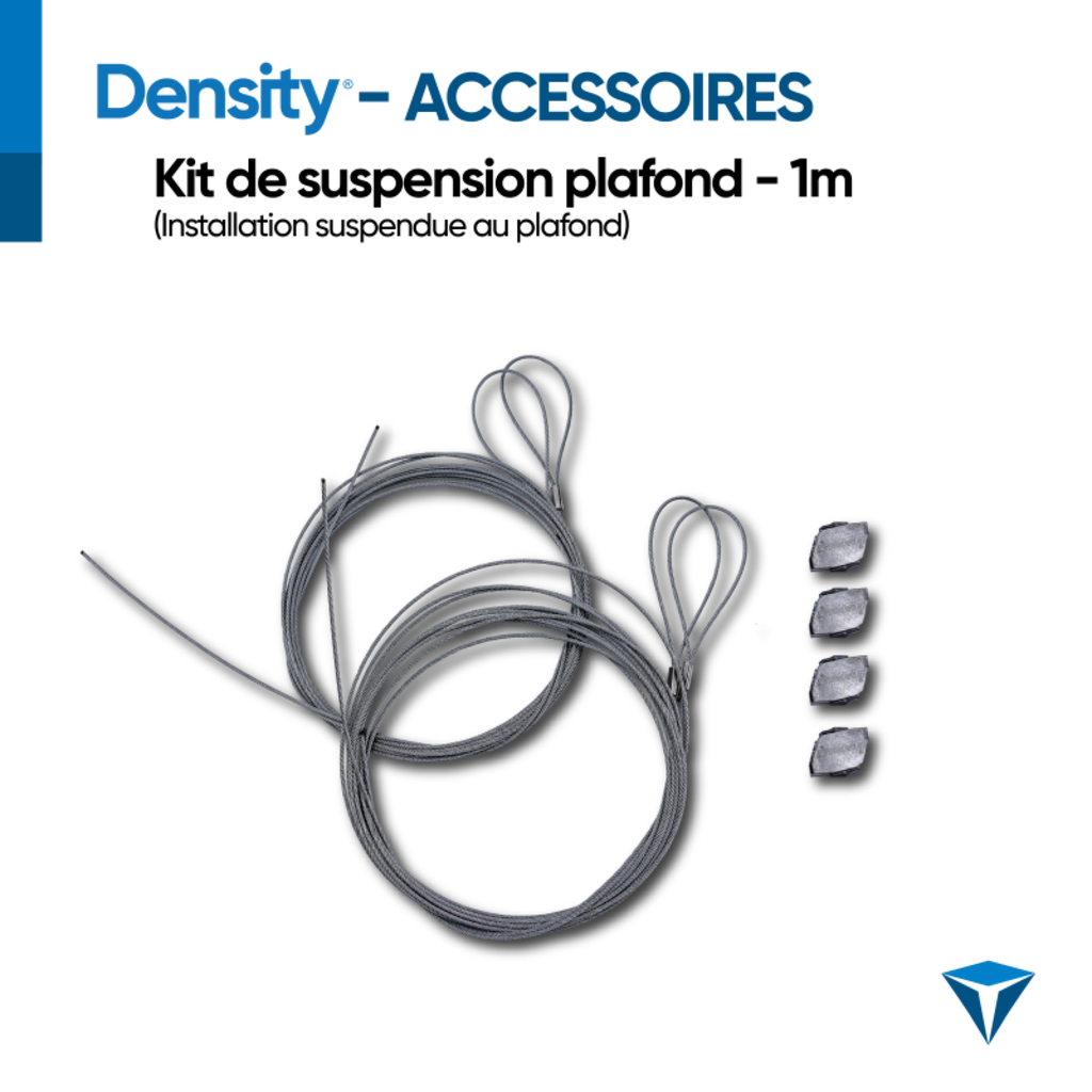 DENSITY - Kit de suspension plafond 1 m