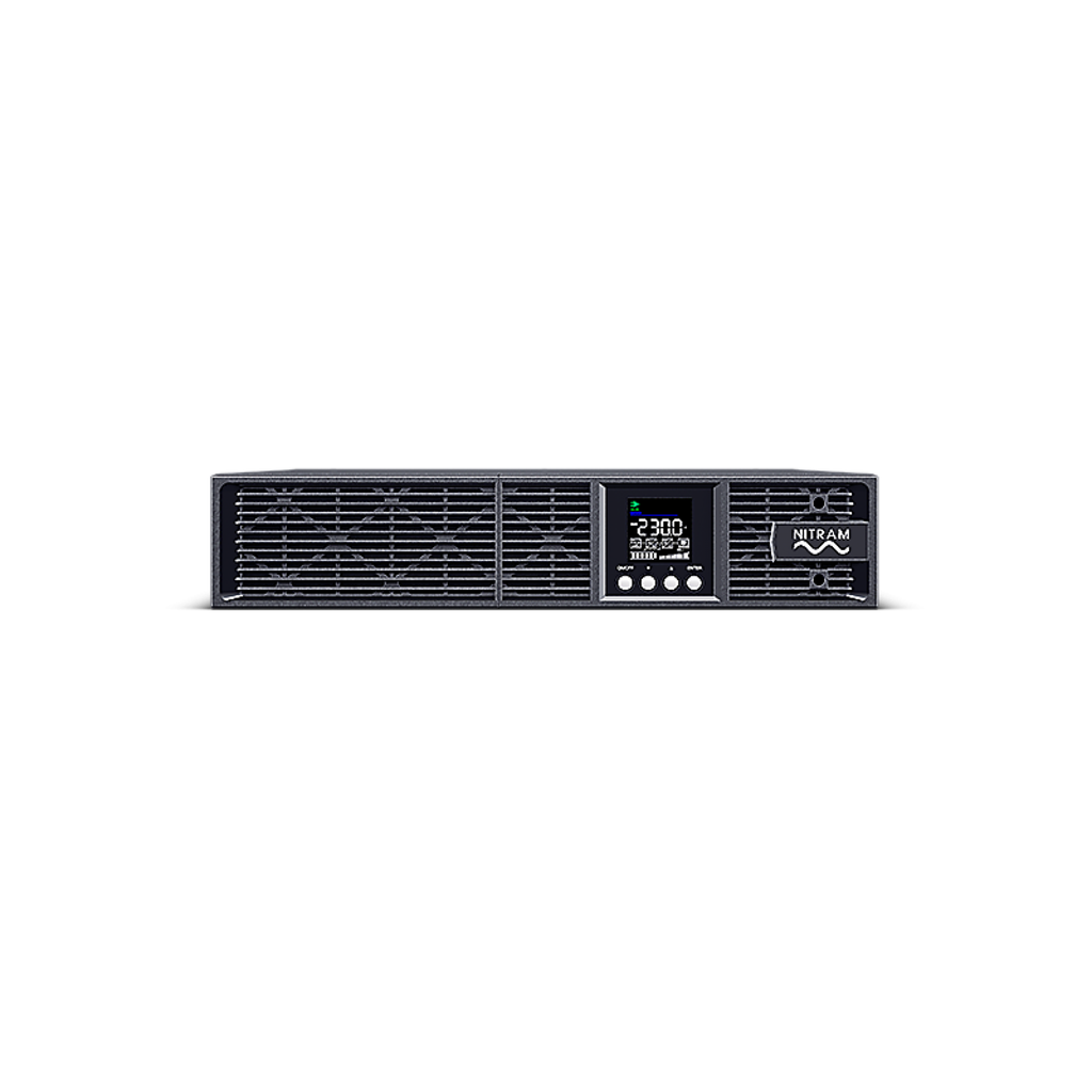 NITRAM - US10003TSARM - Onduleur on-line 3 kVA rack 2U / tour - 3 prises FR
