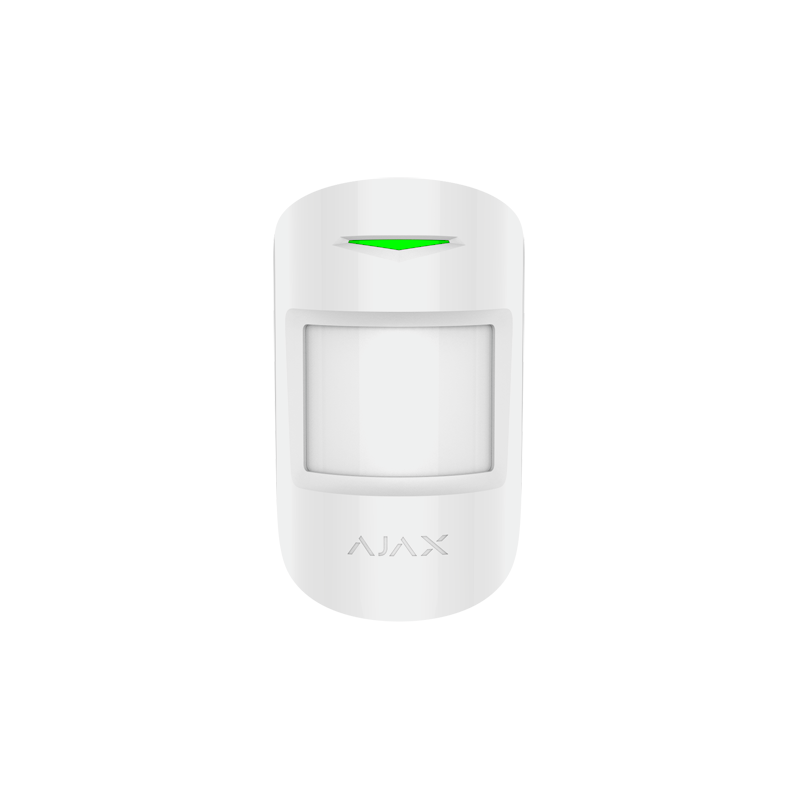 AJAX - DÉTECTEUR MOUVEMENT IR AVEC CAPTEUR À MICRO-ONDES K-BAND - BLANC