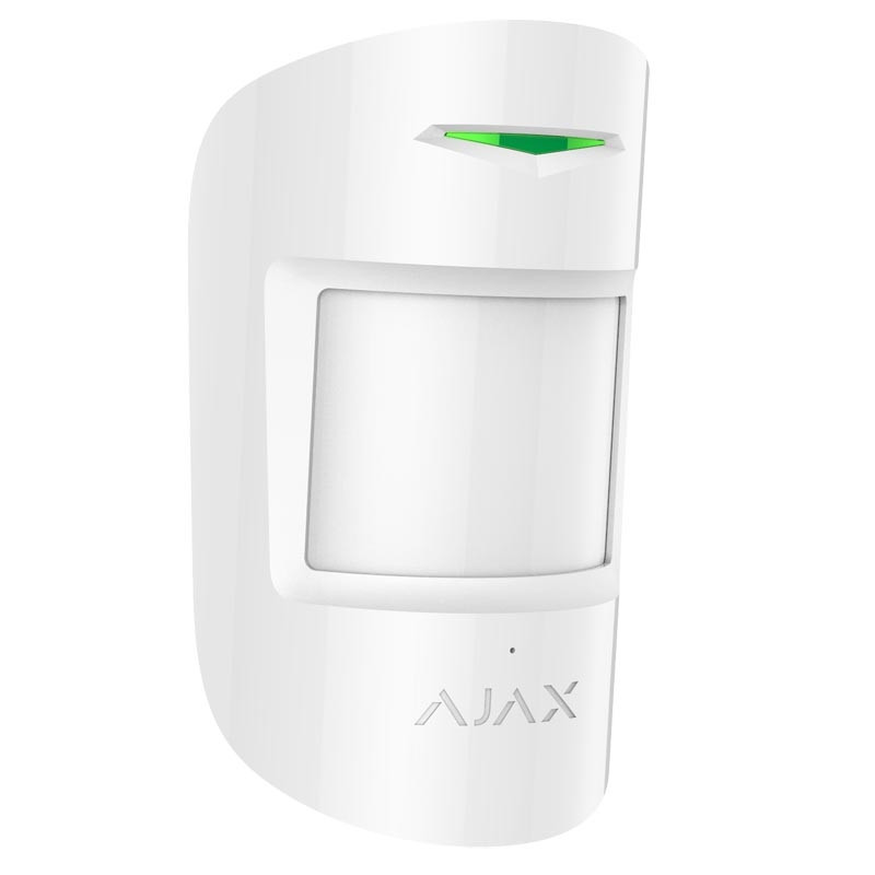 AJAX - DÉTECTEUR COMBINÉ IR ET DE BRIS DE GLACE AVEC MICROPHONE - BLANC