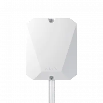 AJAX FIBRA - MULTITRANSMITTER 18 DÉTECTEURS FILAIRES - BLANC