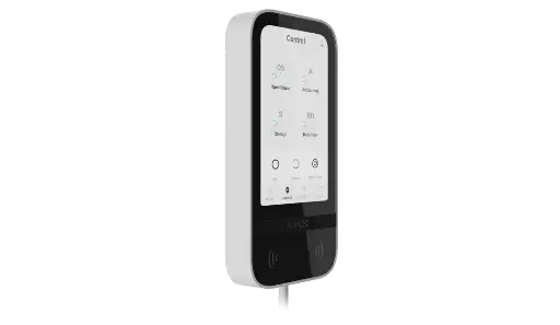 AJAX FIBRA - CLAVIER TOUCHSCREEN DESFIRE - BLANC