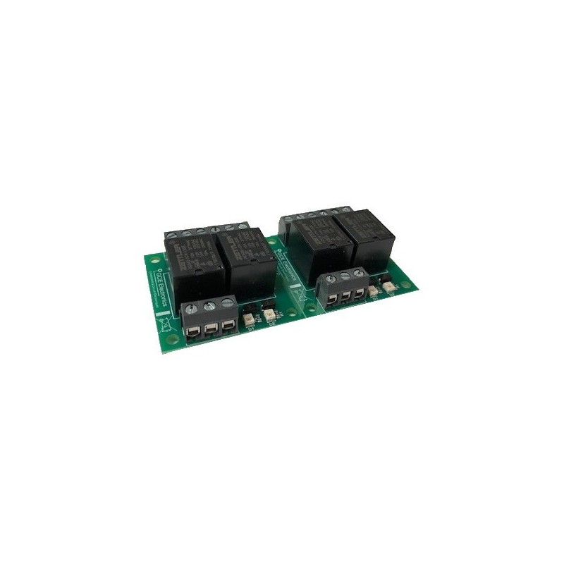 Carte 2 X 2 Relais 5V pour sortie à collecteur ouvert