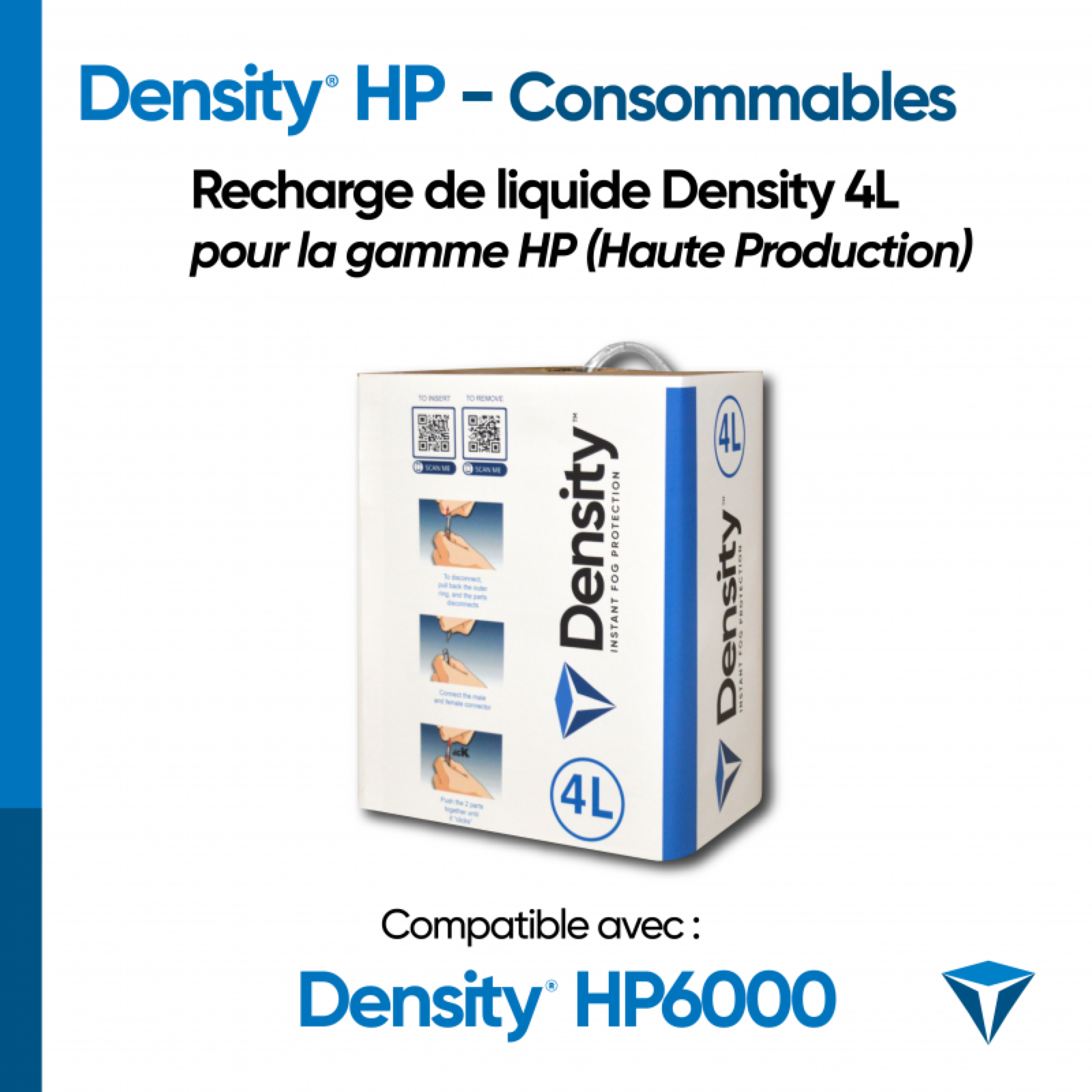 DENSITY - Recharge 20 000 m³ pour HP6000 IP