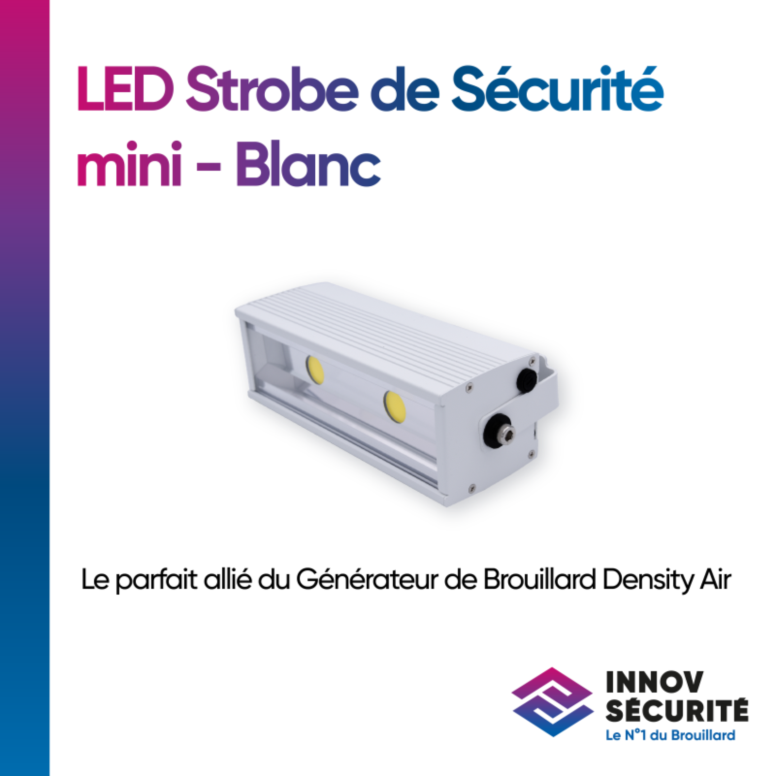 DENSITY - LED Strobe Mini blanc