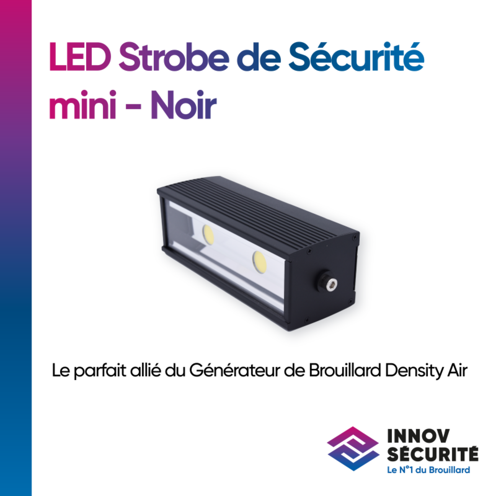 DENSITY - LED Strobe Mini noir