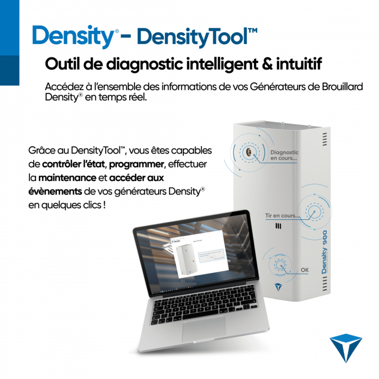 DENSITY - DensityTool - câble et logiciel de diagnostic