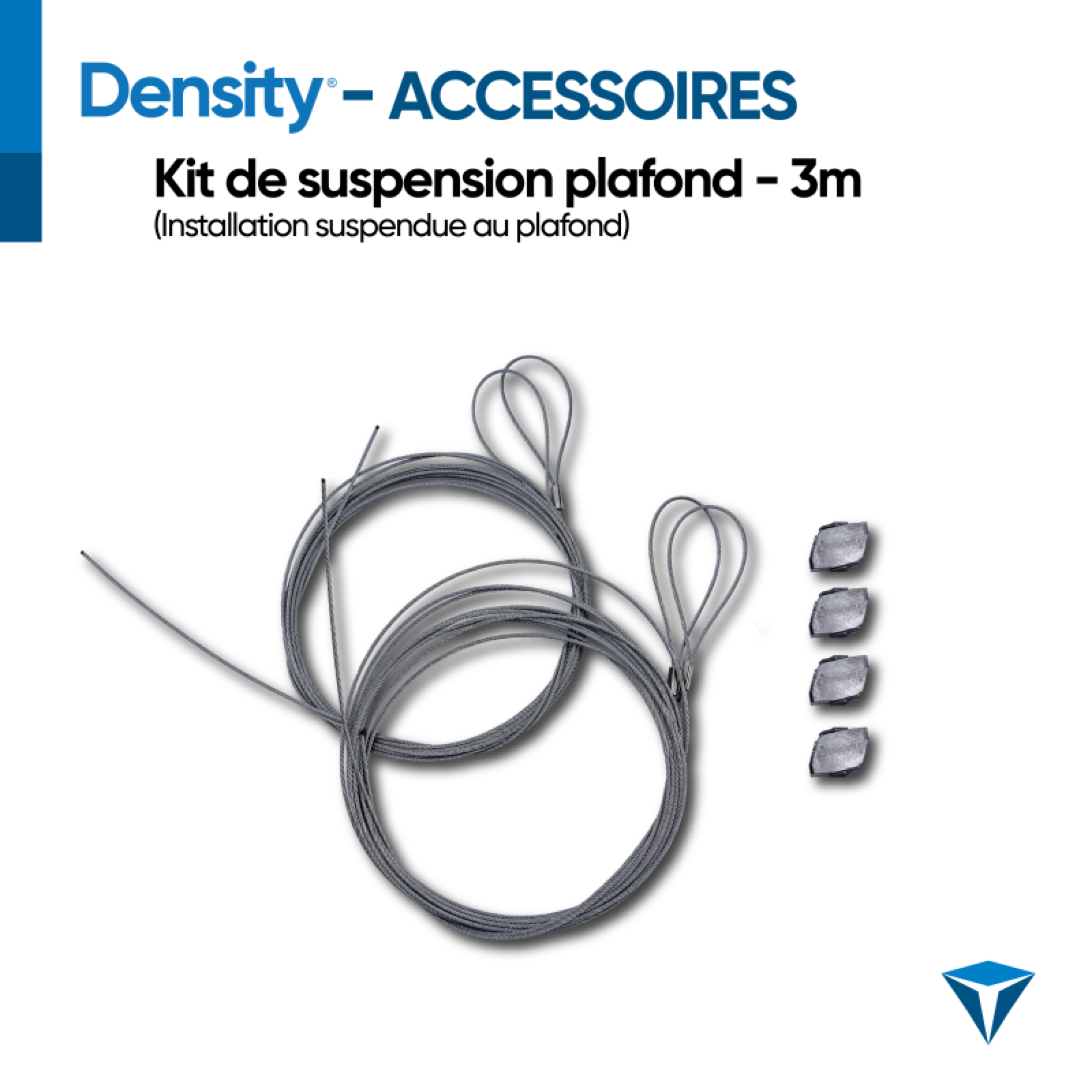 DENSITY - Kit de suspension plafond 3 m