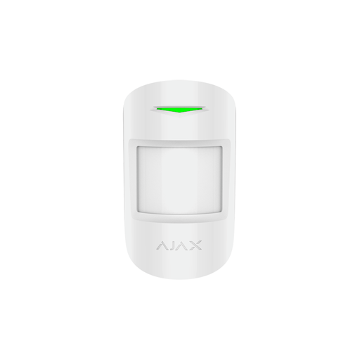 AJAX - DÉTECTEUR MOUVEMENT IR AVEC CAPTEUR À MICRO-ONDES K-BAND - BLANC